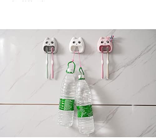 Escova de dentes infantil escova de dentes com copo de sucção sem porta de dentes de dentes para crianças banheiros otários