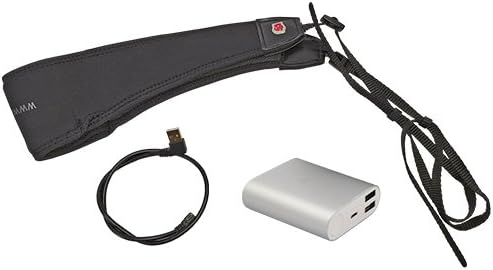 ATN Kit de bateria prolongado de bateria de duração de 10.000mAh com conector USB e alça de pescoço com suporte de bateria, fornece