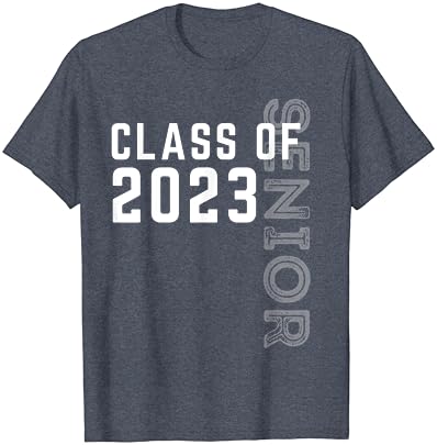 Classe de 2023 idosos 23 T-shirt Senior Graduation Gift Idea