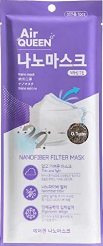 [30 pacote] [Air Queen] Máscara de segurança de 3 camadas brancas para adulto + 1 [preto] Todo o KF94 Máscara [embalado individualmente] [ambos feitos na Coréia]