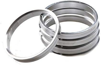 Morechioce 4pcs Wheel Hub Centric Rings Alumínio de alumínio 66,6mm ID a 72,6 mm OD ajuste para A4 S4 2009+, A5