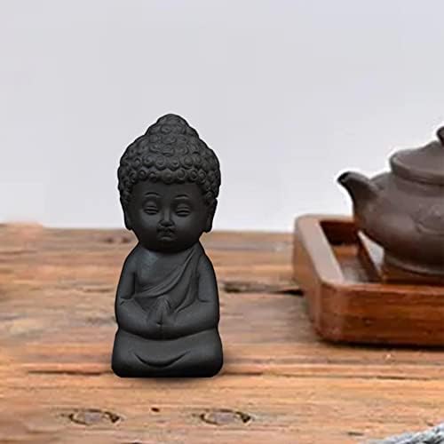 BAOBLAZE TATHAGATA BUDDHA Pequeno Tea Pet Miniatura Creative Tea Pet Ornamento Buda estátua Tea Decoração de animais de estimação para a mesa de mesa
