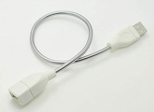 5pcs metal mangueira USB Lâmpada USB Extensão Cabo USB Snake Lamp Metal Metal com tampa de lâmpada USB