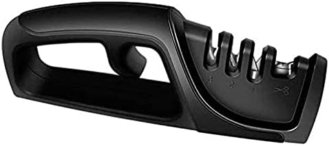 MXJCC 4-em-1 ， [4 estágios] Apontador de faca com um par de luvas resistentes a corte, lâminas polonesas premium originais,