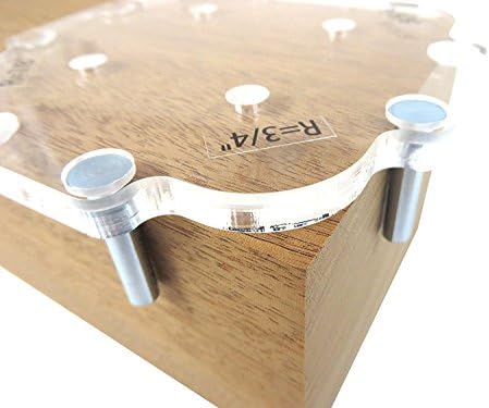 Xcalibur Tooling Router Table Corner Jig - Modelo de roteador de madeira - ferramenta de gabarito rápido