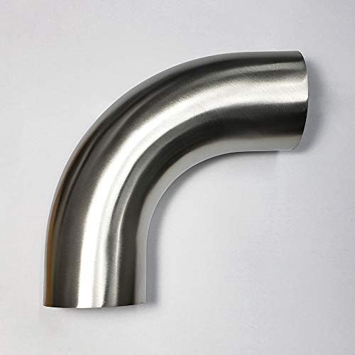 1,625 Aço inoxidável 90 ° Mandrel Bend Cotone