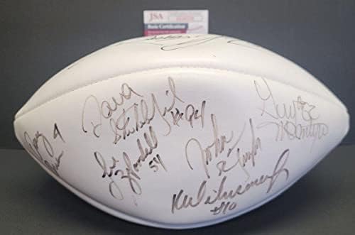 Dana Stubblefield, Ricky Watters, Taylor assinou o 49ers Football. JSA - bolas de futebol autografadas