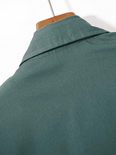 Roupas de duas peças do NIBHZ para homens, a camisa detalhada e as calças da cintura sem tee