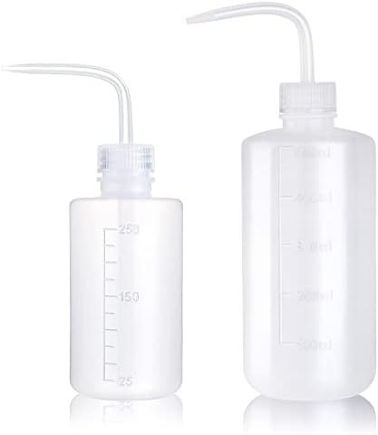 Tattoo Wash Bottle Squeeze- 2pcs 250ml 500ml Squirt Bottle Bottle Suculent Reginging, garrafa de enxágue de segurança, garrafa