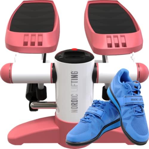 Mini Stepper - pacote rosa com sapatos megin tamanho 8 - azul