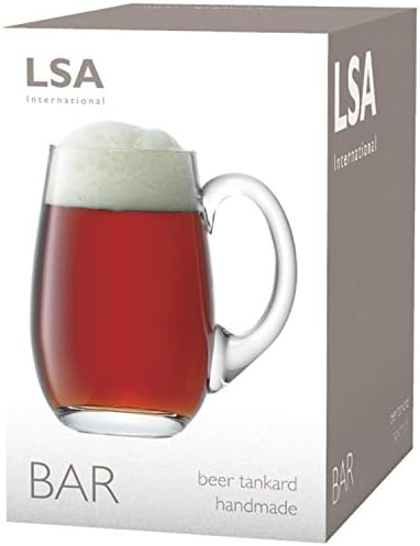 LSA International Bar Beer Tankard Curved 750ml, claro