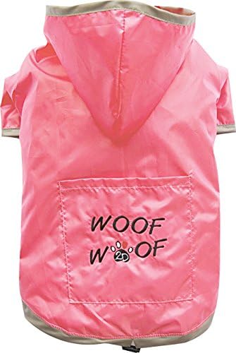 Doggy Dolly Authentic Big Dog Two Legs Pink Capa de chuva