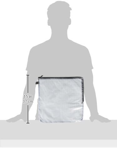 Alvin - NB1518 Clear PVC Mesh Kit Zipper Bag, bolsa de organização multiuso para armazenamento e organização de itens, ótimos para projetos de bordados, materiais de arte e viagens - bolsa de 15 x 18 polegadas