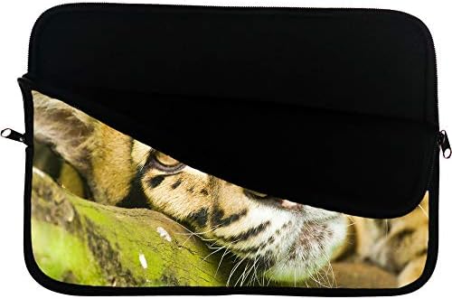 Bolsa de luva de laptop de leopardo nublado Big Big Cat Computer Saco com Mouspad Surface Nublada Saco de computador