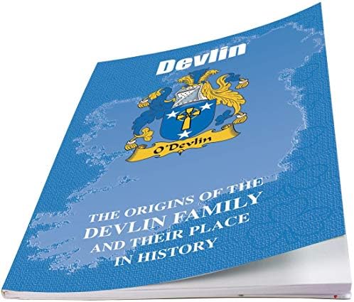 I Luv Ltd Devlin Irish Family Name History Livreto cobrindo a origem deste nome famoso