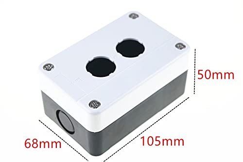SVAPO 22mm 2 BURO BUTON Caixa Redefinir o botão de botão impermeável de botão água caixa caixa de controle da caixa de controle