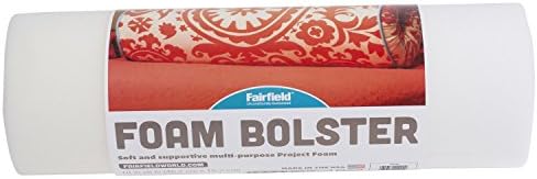 Fairfield Project Foam Bolster, 1 contagem, branco