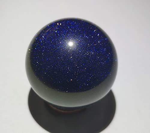 Blue Goldstone Sphere 50mm Chakra Healing Stone, 50mm / 2 polegadas