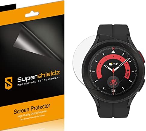 Supershieldz projetado para Samsung Galaxy Watch 5 Pro Screen Protector, Alta Definição Clear Shield