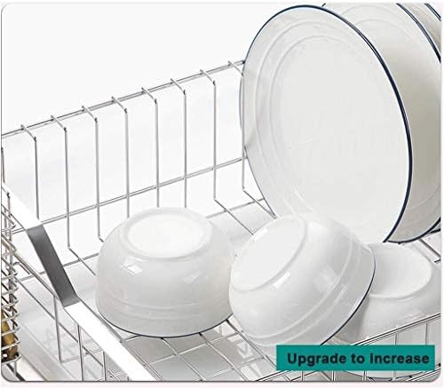 Zsqai Kitchen prateleira rack de secagem, sobre o espreguiçadeira de braços de pia, prato de prato na pia ou no suporte de