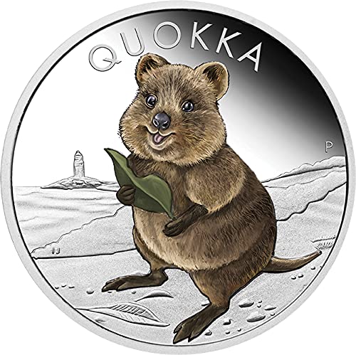 2021 de moderno comemorativo powercoin quokka 1 oz moeda de prata 1 $ australia 2021 prova