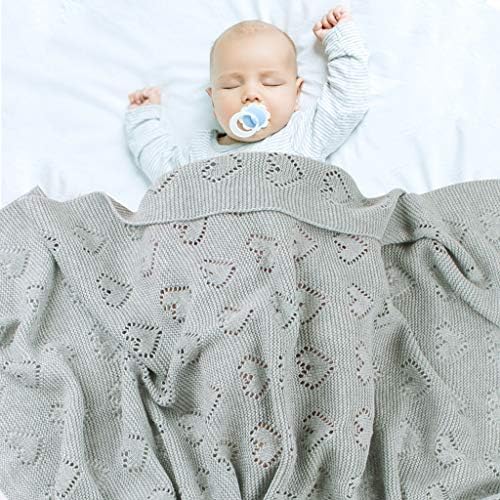 Woyii Berçário Cobertorado Bobagem de malha de bebê Recém