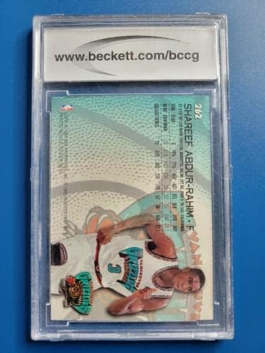 Shareef Abdur -Rahim 1996-97 Fleer Rookie RC 262 Memphis Grizzlies - BCCG 9 nm+ - Basketball Slabbed Rookie Cards