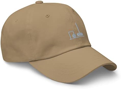 Chapéu de croquet, chapéu de beisebol unissex bordado, presentes de croquet, boné de croquet, design 2.