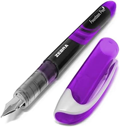 Zebra Fuente - caneta -tinteiro descartável - um de cada tinta colorida - pacote de 7
