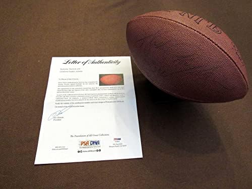 Walter Payton # 34 Chicago Bears Hof assinado Auto Wilson Football PSA/DNA Carta - itens diversos autografados da NFL