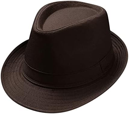 Chapéus de fedoras clássicos masculinos Vintage Summer ao ar livre Praia Sun Capinho curto Fedora Panamá chapéu de jazz