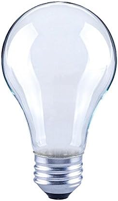 Iluminação de valor global FG-03171 60 watts equivalente A19 Filamento de vidro fosco Definável Lâmpada LED vintage, branca macia
