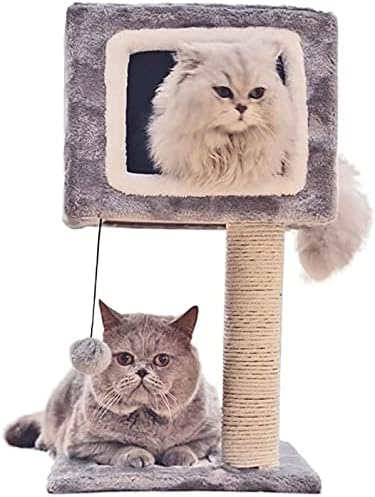 Haieshop Cat Tree Risping Post Tower Cat Double Deck Plataforma Cat Toy Cat Screting Board Cat Post Post Small Cat Shalbing