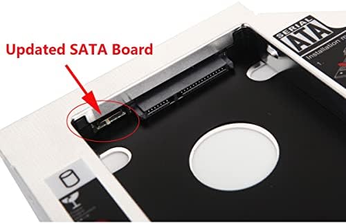Nigudeyang 2º segundo disco rígido SATA HDD HDD SSD Baia de quadros de baía óptica SSD Bandeja para ASUS N50V G50V G55VW-RS71 A55VM-SX118D