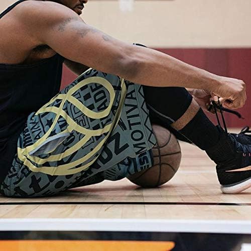 PowerHandz Workout Basketball Shorts com impressão de personagem e 3 opções de design - fique ótimo para o seu jogo ou treino