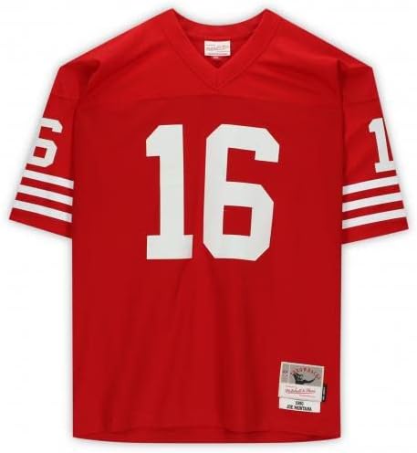Joe Montana São Francisco 49ers autografou Mitchell e Ness Red Reluplica Jersey - Jerseys autografadas da NFL
