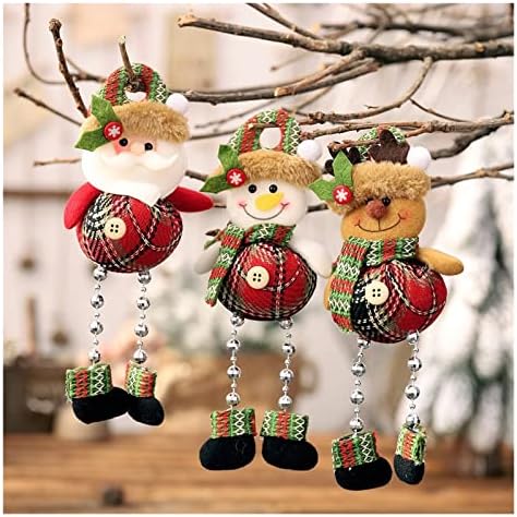 Ano Novo 2023 fofo Santa Claus boneca de boneca de natal decoração de árvore de Natal para casa Festival Festival Festival