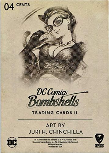 DC Bombshells 2 II Gold Deco Foil Base Variante Card 04 Catwoman