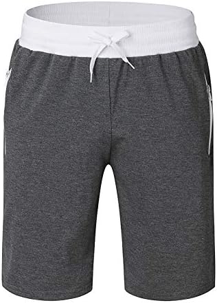 Camas de bermudas de 2 peças para homens camisetas de manga curta calças de cordão, executando o traje de moda ativa de secagem