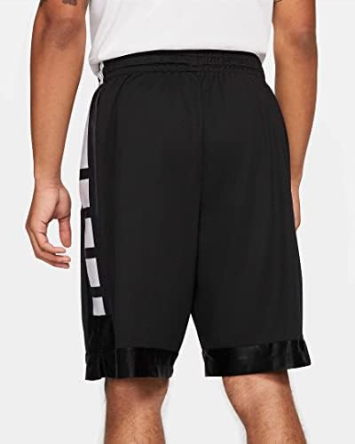 Nike dri-fit elite stripe masculino shorts de treinamento de basquete
