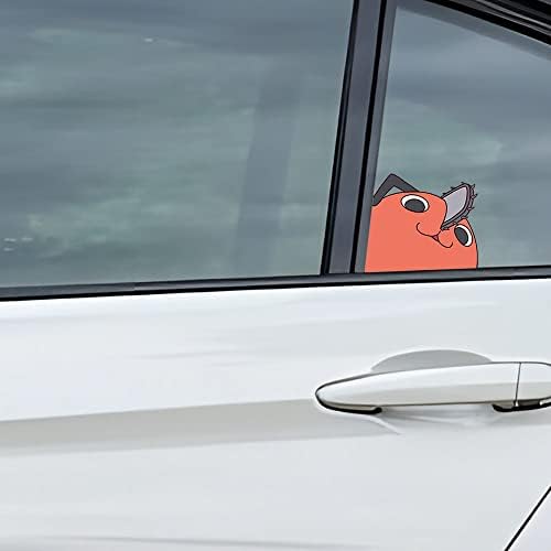 Okimari-Pochita Peeking Car Sticker Anime Chainsaw Man Decal