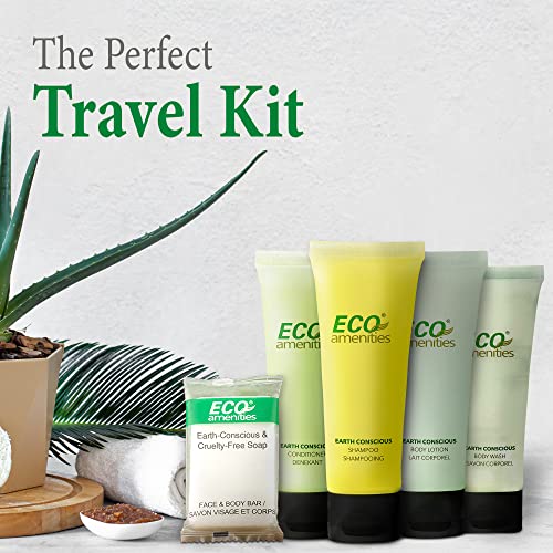 Comodidades ecológicas Conjunto de produtos de higiene pessoal de hotéis de 150 peças - 5 -em 1 Tirenetas de viagem