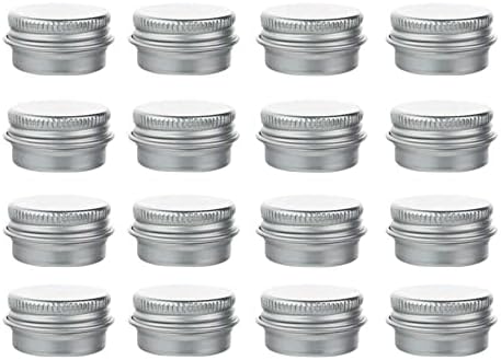 5G Recipientes de jarra de alumínio prateados garrafa de creme de cuidados faciais recarregáveis ​​com tampa de lata redonda