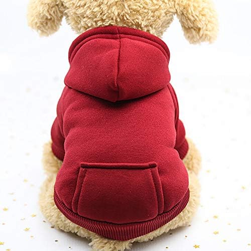 YOMXL Molho de moda com moda de lã macio de cachorro de Yomxl com molho de cachorro com capuz para molho de moletom casual roupas