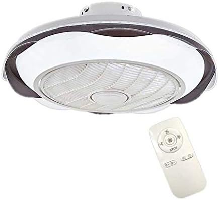 ZXW Remote Control Bedroom Luz invisível de ventilador, lâmpada de teto de três cores simples e criativa, adequada para a cozinha de jantar da sala de estar, etc.