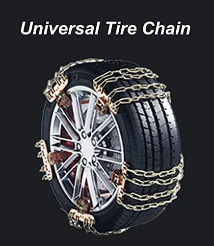 Cadeias anti-esquisitos cadeias de neve universais cadeias de pneus de pneus para picapes de carros SUV Caminhões de pneus de