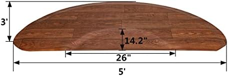 Frosab 3'X5′x1/2 Salão de beleza semicírculo anti-fadiga Modelo