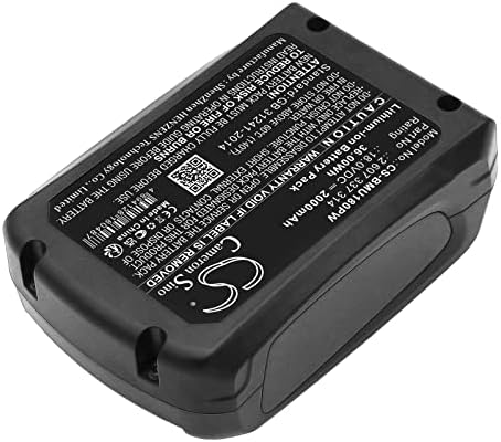Battery Replacement for Bosch EasyGrassCut 18V-230 BCS61PE2AU/03 BCS61PE2AU/01 BBS1214K/03 AdvancedGlue 18V BCS812INF/02 BCS61PET/02