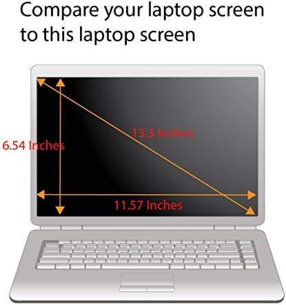 Protetor de tela leve anti -azul para laptop de 13,3 polegadas. Filtre a luz azul que alivie a tensão ocular do computador e ajude você