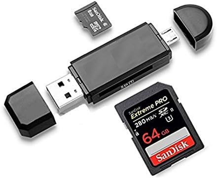 Top Dawg SD Card Reader para Apple/Mac/iPad! Transfira o vídeo para o telefone/tablet em s, preto, compacto